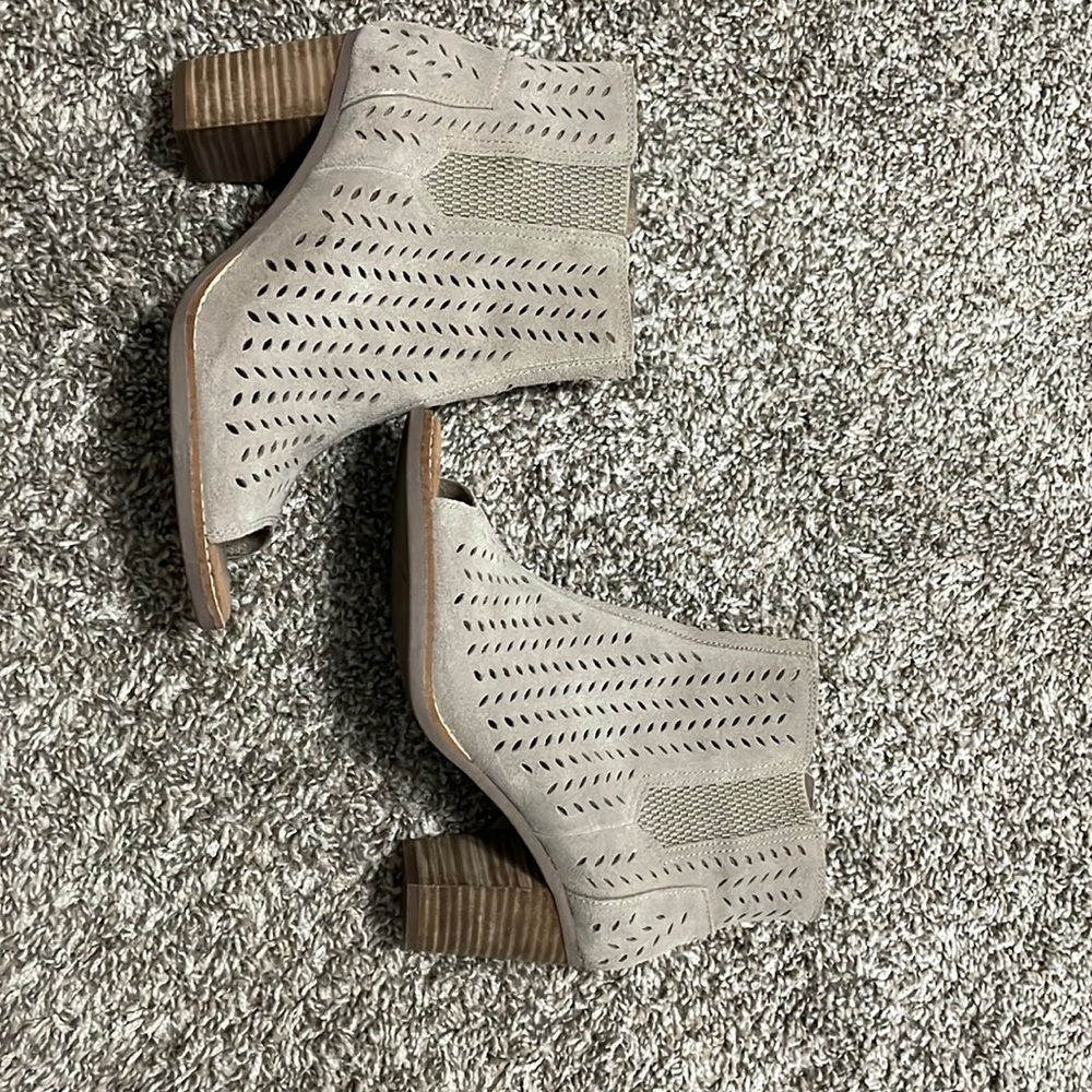 Toms Open-Toe Booties
